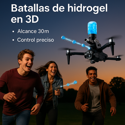 Dron K11 Max K-Series - 4 Cámaras 1080P, 30 min de Vuelo, Hidrogel