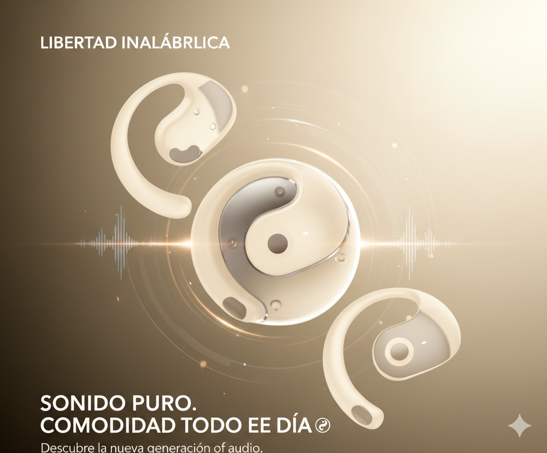 Auriculares OWS T2 con Traducción Instantánea, Bluetooth 5.4 y Llamadas Nítidas
