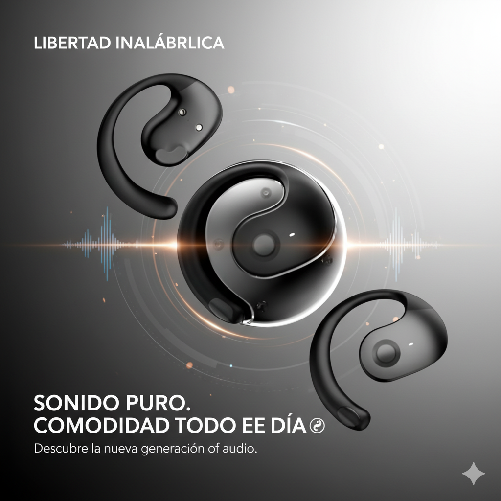 Auriculares OWS T2 con Traducción Instantánea, Bluetooth 5.4 y Llamadas Nítidas