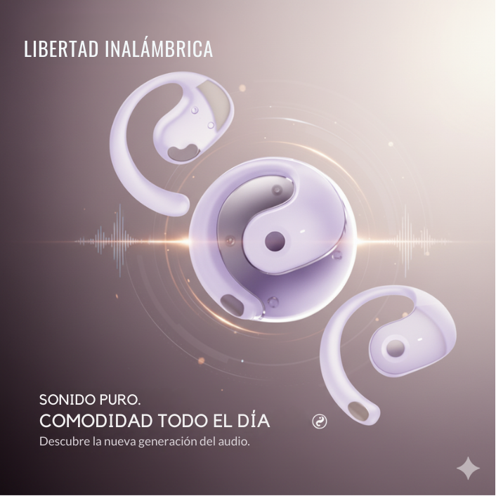 Auriculares OWS T2 con Traducción Instantánea, Bluetooth 5.4 y Llamadas Nítidas