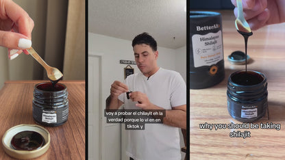 BetterAlt Himalayan Shilajit Gold+ 80 g — Energía y Enfoque Natural con Ashwagandha & Azafrán